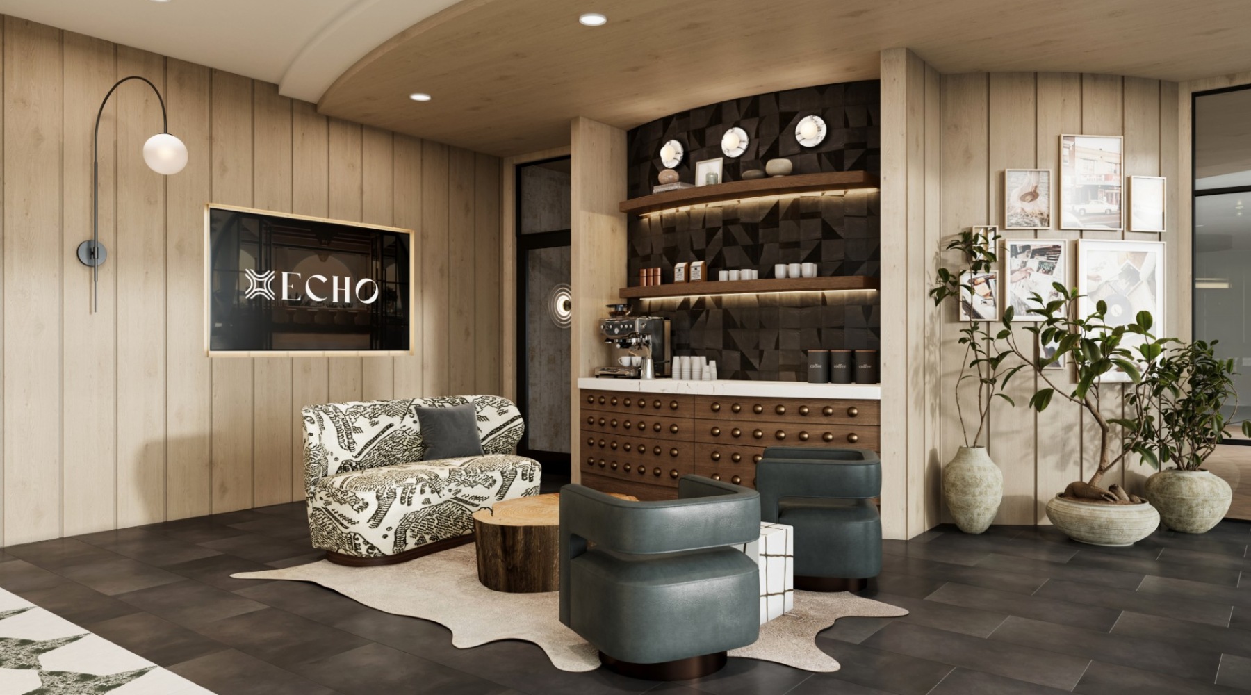 large lounge chairs in a large room